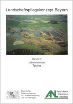 Titelblatt LPK 7 Teiche (Luftbildaufnahme einer Landschaft mit vielen Gewässern)